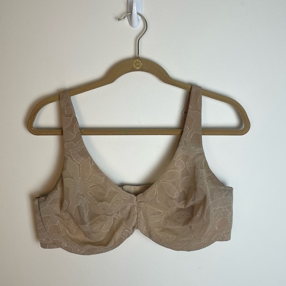 Cacique Tan Mesh Underwire Bra Size 40DD - Picture 1 of 11